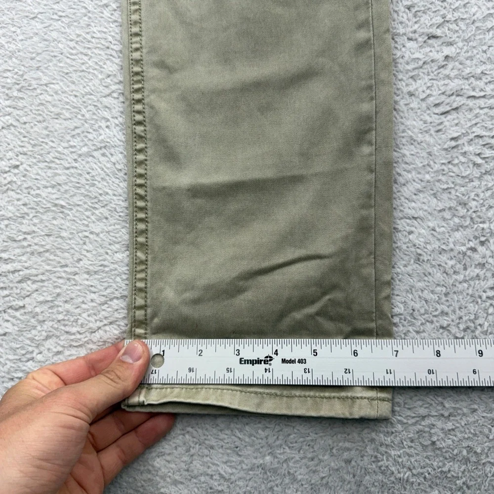 Armani Exchange J130 Skinny Fit Chino Pants Mens 31 Olive Green Stretch‎ Twill